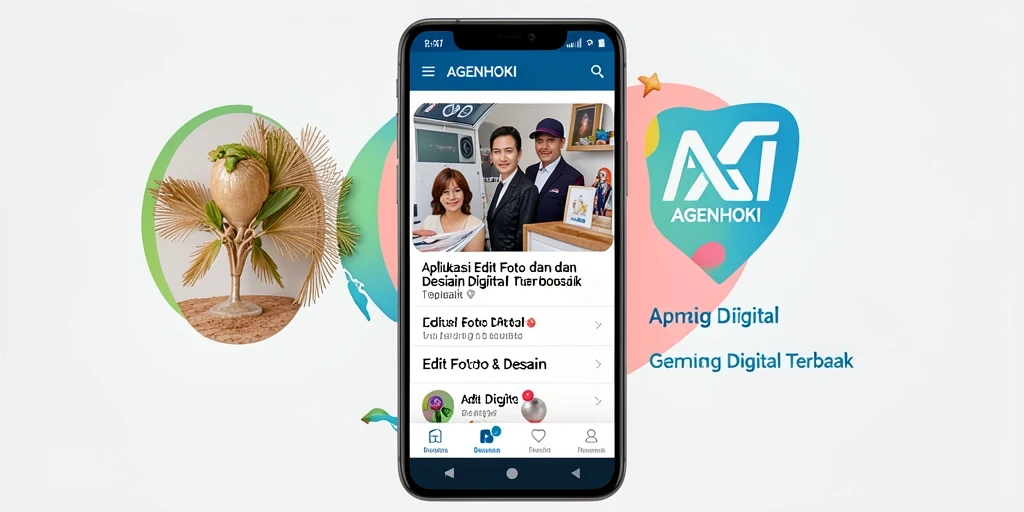 Screenshot utama AGENHOKI menunjukkan antarmuka pengeditan gambar yang intuitif dan modern.