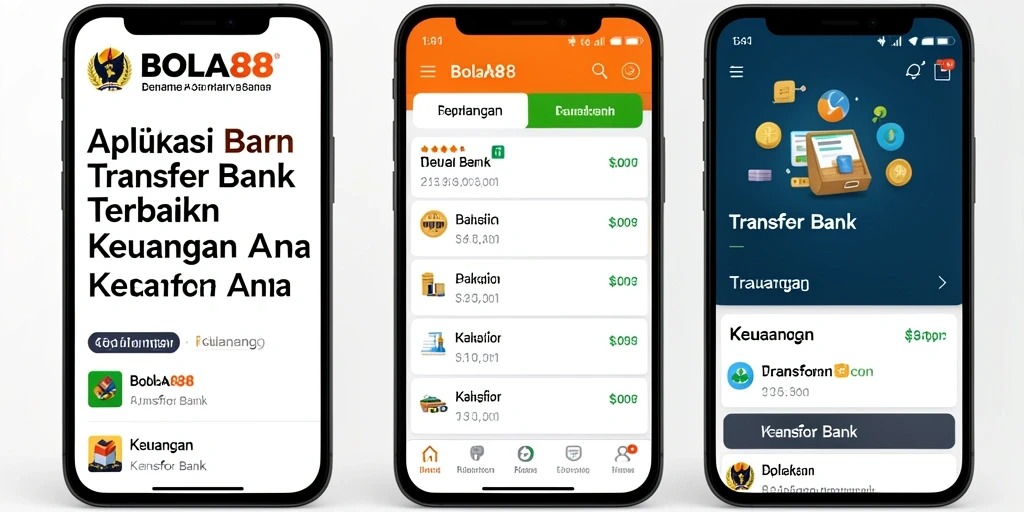Tampilan antarmuka aplikasi BOLA88 untuk transfer bank yang user-friendly.