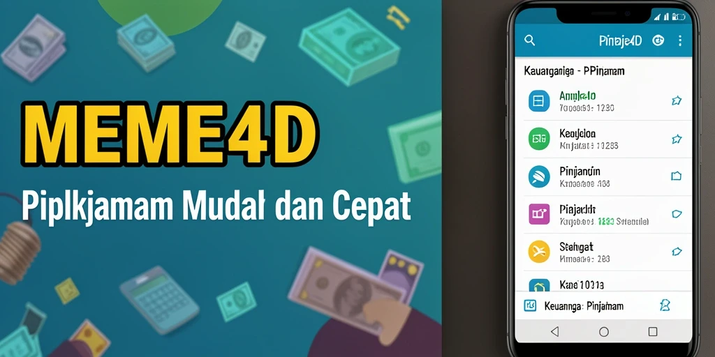 Antarmuka pengguna MEME4D yang sederhana dan informatif.