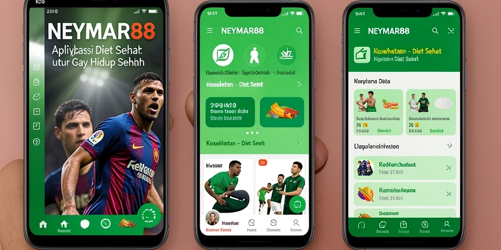 Antarmuka aplikasi NEYMAR88 yang menarik dan user-friendly.