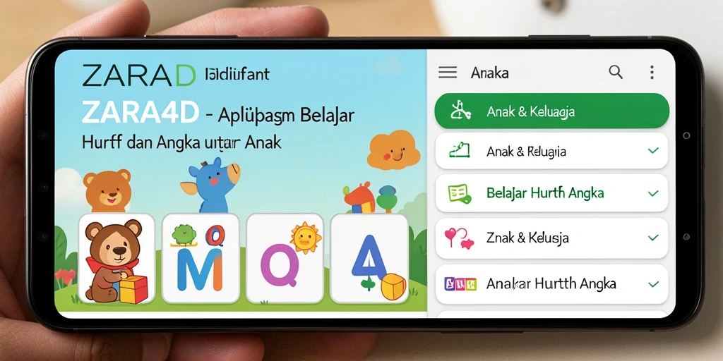 Tampilan antarmuka ZARA4D yang cerah dan interaktif.