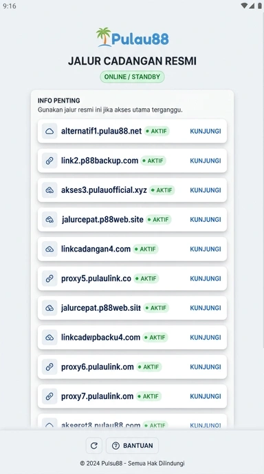 Link Alternatif Pulau88 untuk Pengguna Android Indonesia